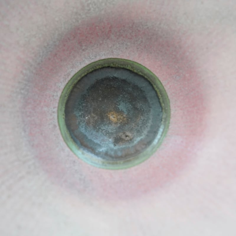 小関康子・ピンク象嵌高台鉢 | 黄魚オンラインショップ