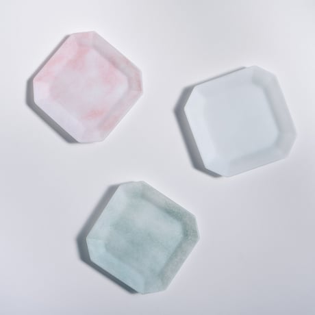 藤本咲・八角皿 / ピンク