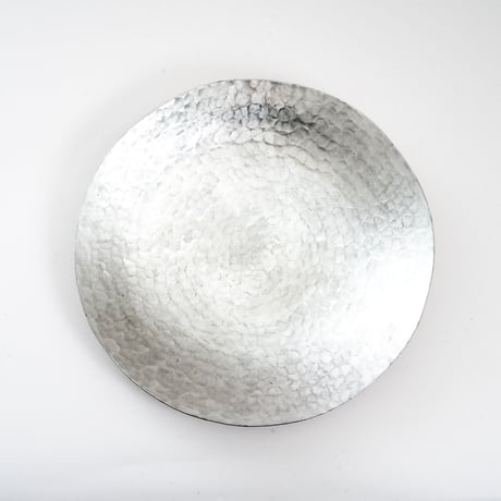 山田憲栄 / アルミ浅鉢（円）24cm