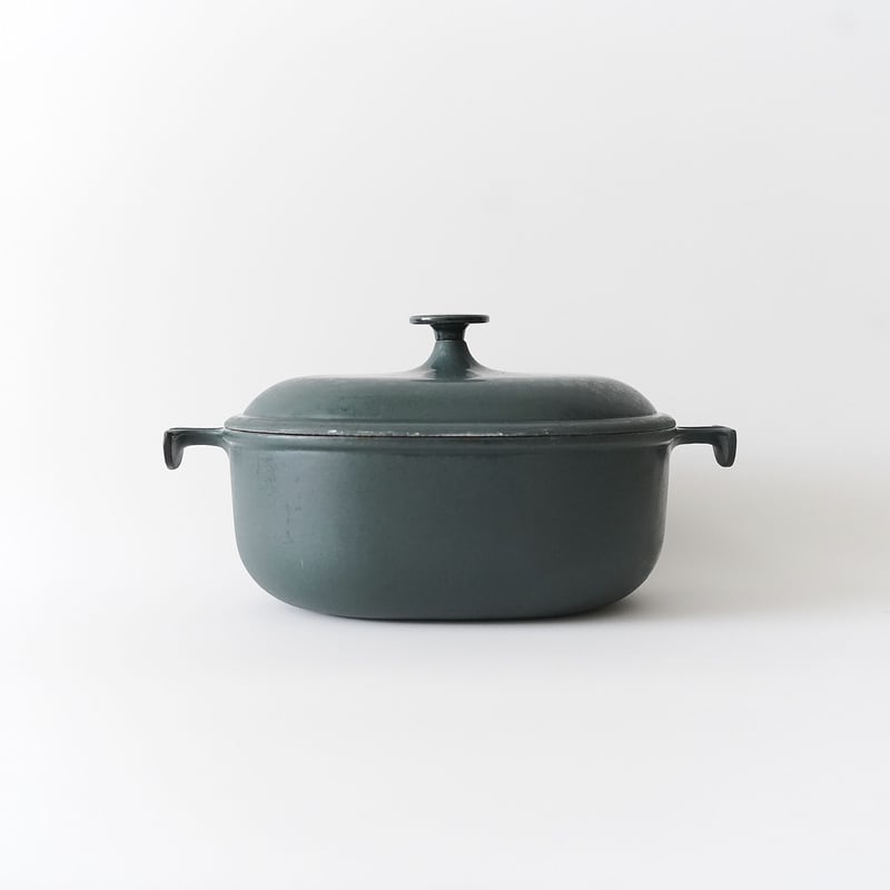 ル・クルーゼ LE CREUSET オーバル 25 ダークグリーン 25センチ キッチン・日用品・その他 ル・クルーゼ LE CREUSET