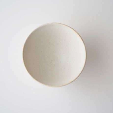 平野敏子・茶碗（白）