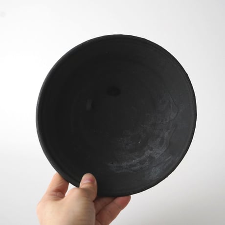 森岡成好・鉢②（黒漆直し）