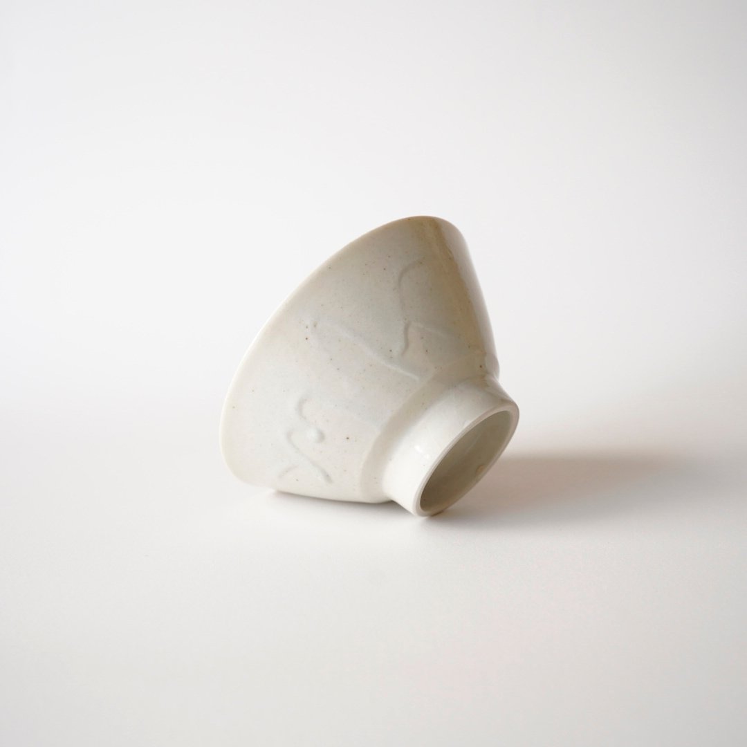 竹下努・青白磁飯碗 | 黄魚オンラインショップ