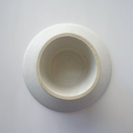 平野敏子・台皿 (白)