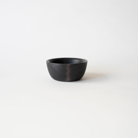後藤睦・小鉢 ・4寸 / 鉄媒染（クルミ）
