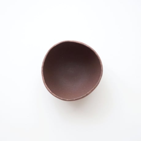 渡辺隆之・くぼみ 碗 L / 茶 ②