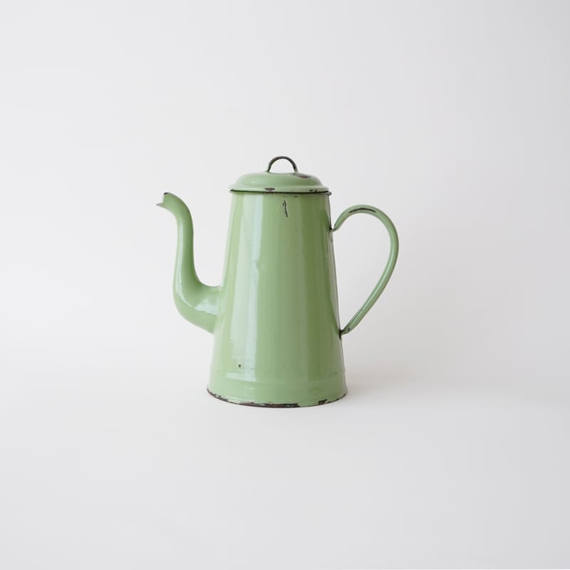 ミントグリーンのホーローのヤカン | 黄魚オンラインショップ