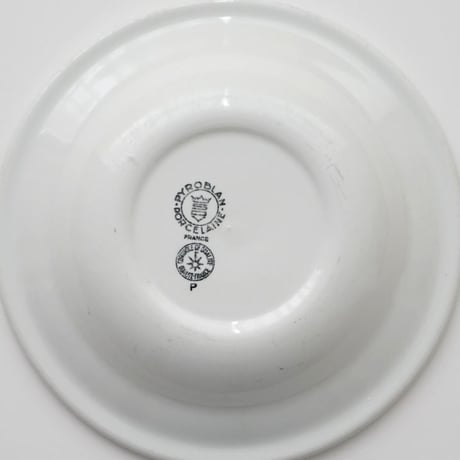 Pyroblan Porcelaineの ビストロ・白いスープ皿