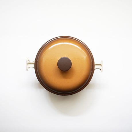 ビンテージ・ル・クルーゼ  / グラデーション茶　20cm