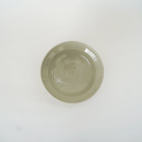 今井律湖・スープ皿（翡翠）