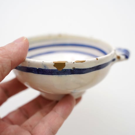 金継ぎ/ カンペール・耳付き小鉢