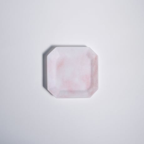 藤本咲・八角皿 / ピンク