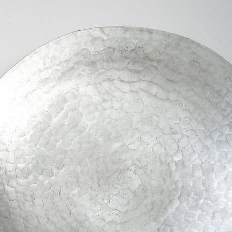 山田憲栄 / アルミ浅鉢（円）24cm