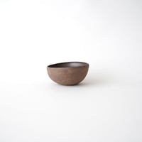 渡辺隆之・薪窯 / くぼみ 鉢 S (茶)