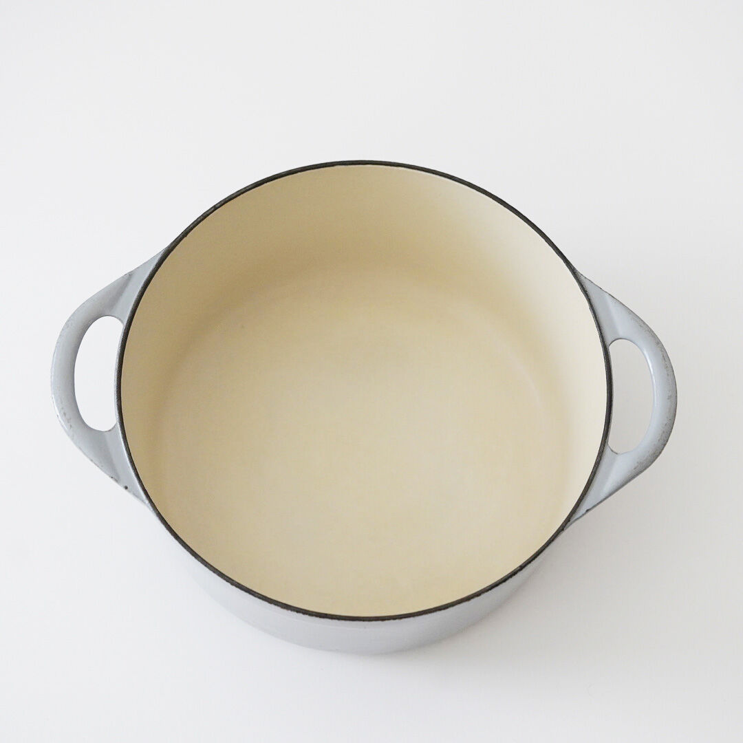 Cousances クーザンス 両手鍋 グレー LE CREUSET - 【デッドストック】クーザンス 木柄のソーシエール