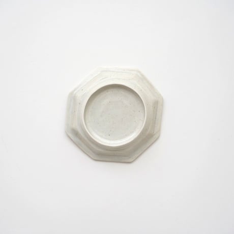 竹下努・青白磁八角皿5寸