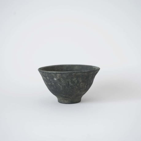 水谷智美・茶碗（墨黒）/②