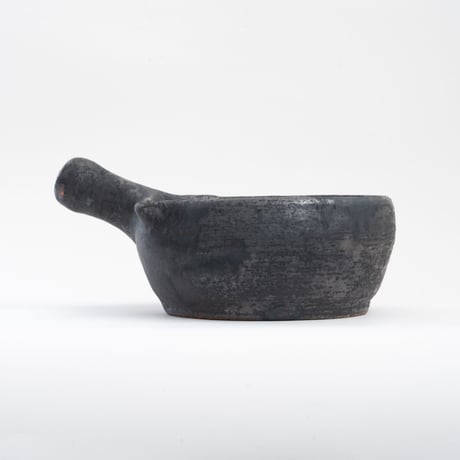 遠藤素子・片手鍋（黒）