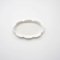 角田淳・輪花楕円皿 (中) | 黄魚オンラインショップ 角田淳・輪花楕円皿 (中) | 黄魚オンラインショップ