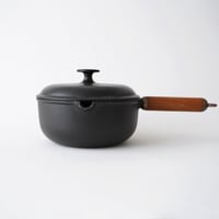ビンテージ・ル・クルーゼ / 片手鍋マットブラック/ 20cm