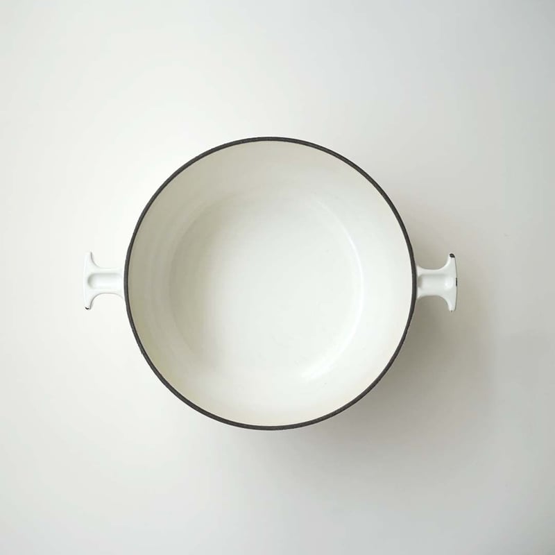 【超貴重】ル・クルーゼ ビンテージ・ル・クルーゼ　ホワイト 21cm 超貴重】ル・クルーゼ ビンテージ・ル・クルーゼホワイト 21cm