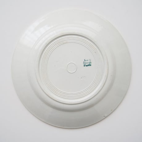 ビンテージK&Gの緑の線の入ったビストロ皿