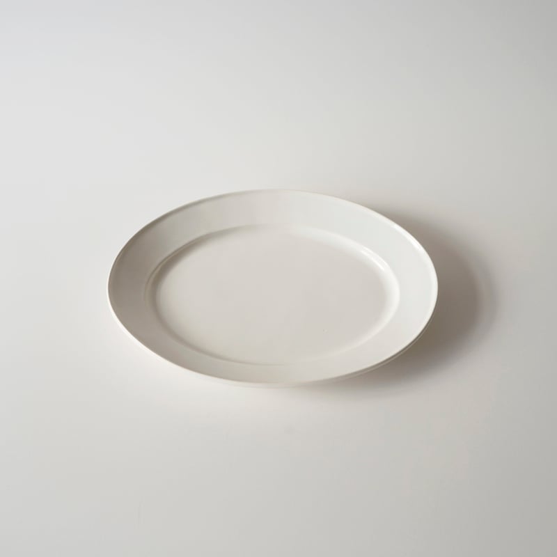 山本拓也・白オーバル皿（M） | 黄魚オンラインショップ