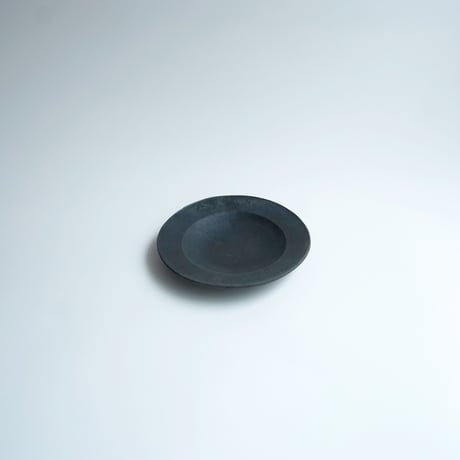 フルカワゲンゴ・6寸リム深皿 / 炭化