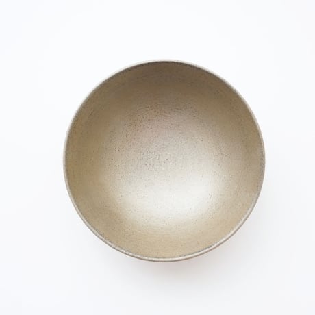 後藤睦・角鉢・5寸 (白漆＋錫)