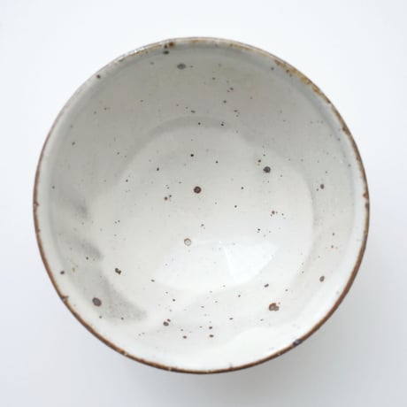 角掛政志・飯碗 / 粉引
