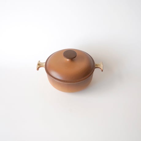 ビンテージ・ル・クルーゼ /  17cm (グラデーションマット茶）
