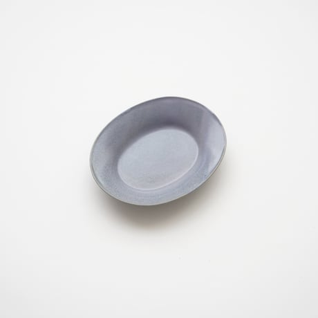 今井律湖・楕円小皿（ライラック）