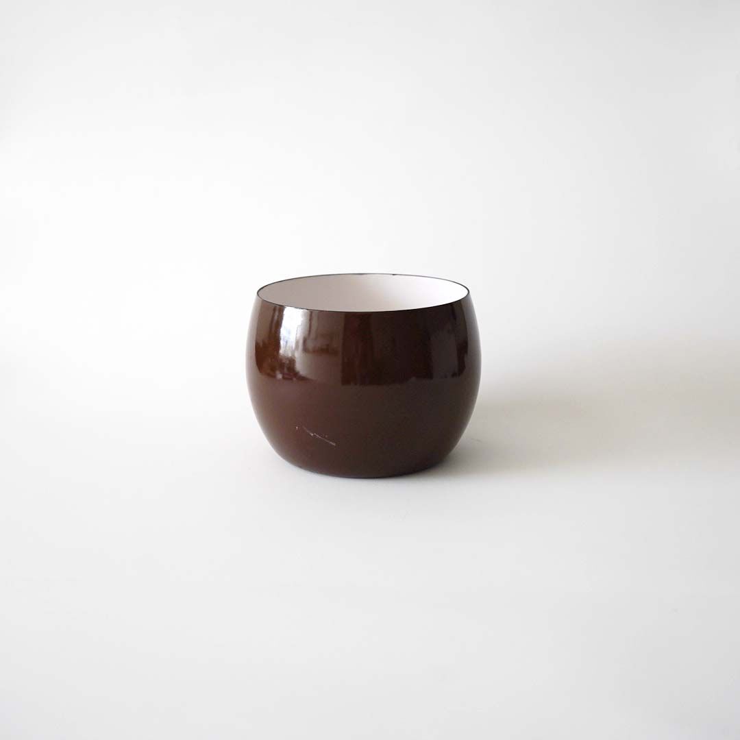 値下げ❣️ヴィンテージ ダンスク DANSK 丸型ホーローボウル 骨董アンティーク ビンテージ・ダンスク / DANSK（茶）ボウル | 黄魚オンラインショップ