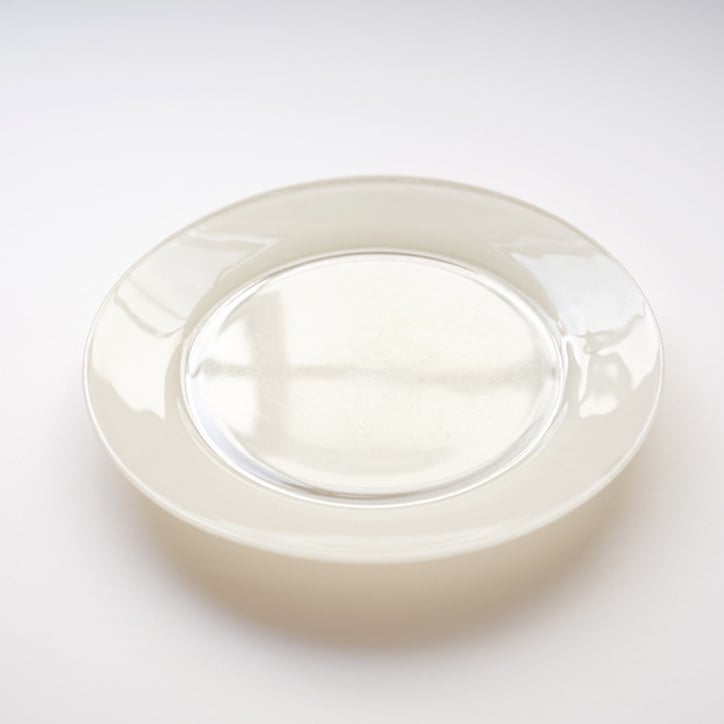 インディアナ グラス 社　ティエラ シャンティリー　ウランガラス皿 インディアナ グラス 社 ティエラ シャンティリー ウランガラス皿