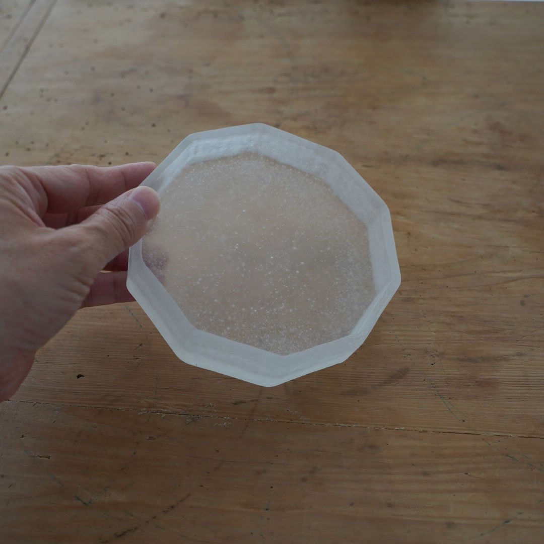 森谷和輝・十角皿 透き | 黄魚オンラインショップ