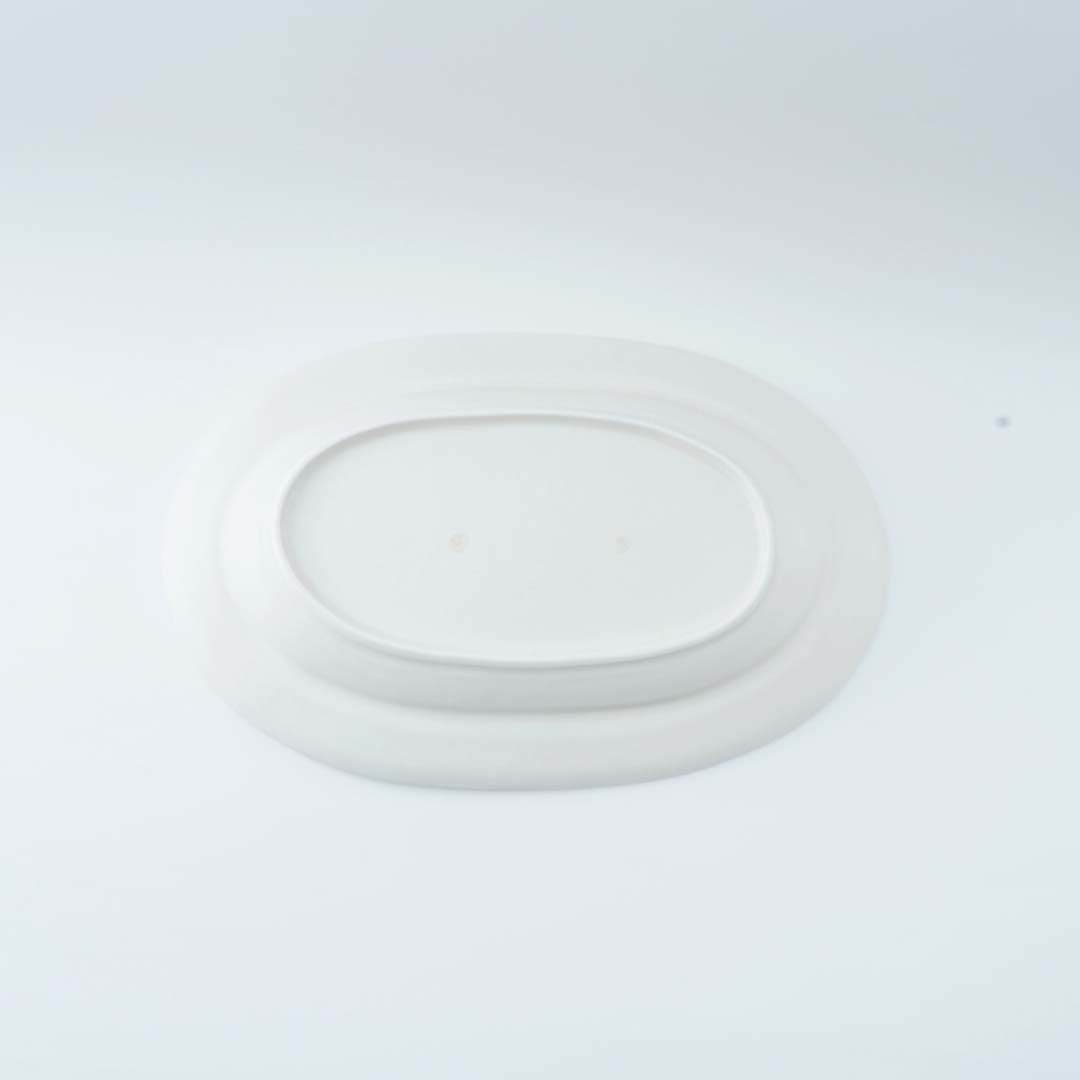 照井壮さんのオーバル皿　1枚 未使用照井壮オーバルトレーオーバル皿2枚