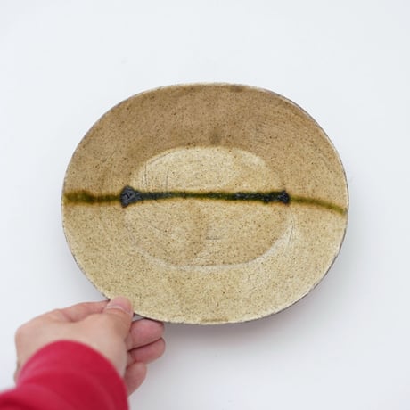 10 木曽志真雄・楕円皿（中）