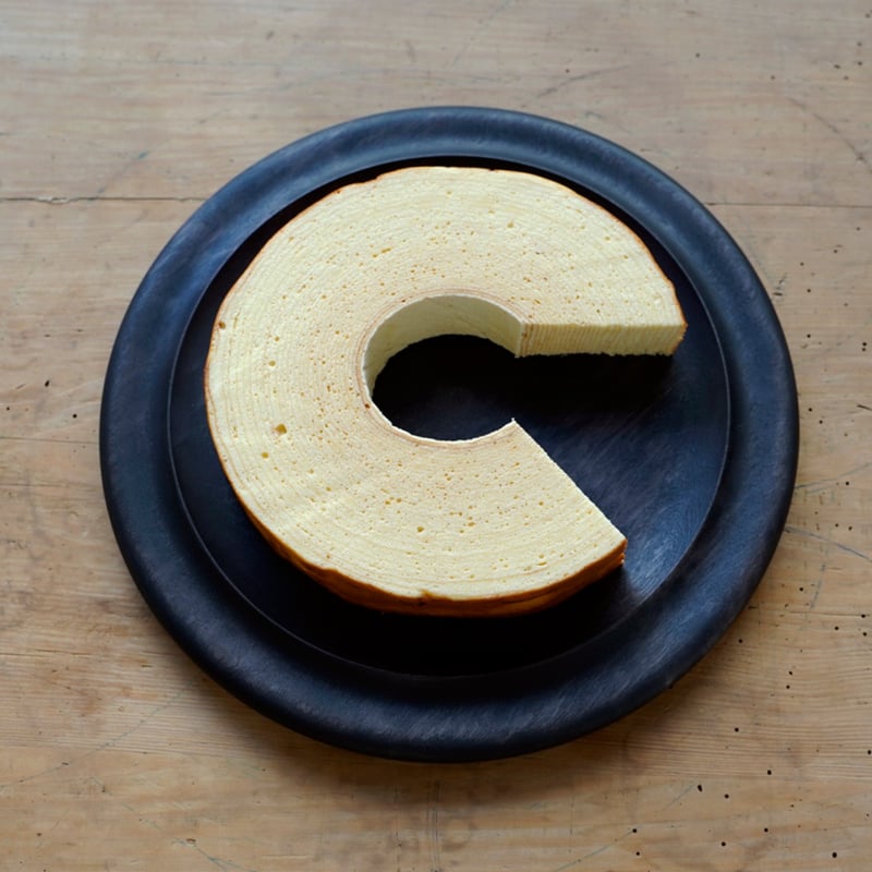 後藤睦・リムプレート・9寸 / 鉄媒染（クルミ） | 黄魚オンラインショップ