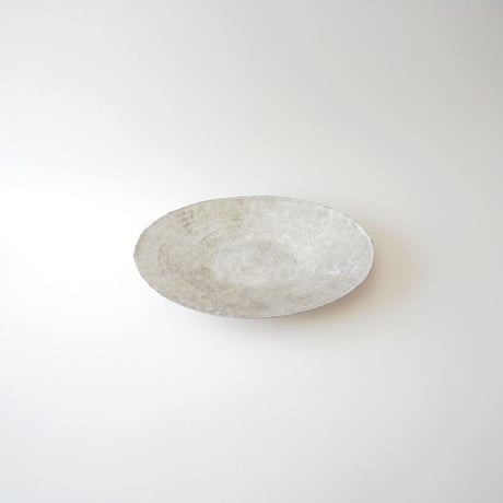 山田憲栄 / アルミ浅鉢（楕円）小