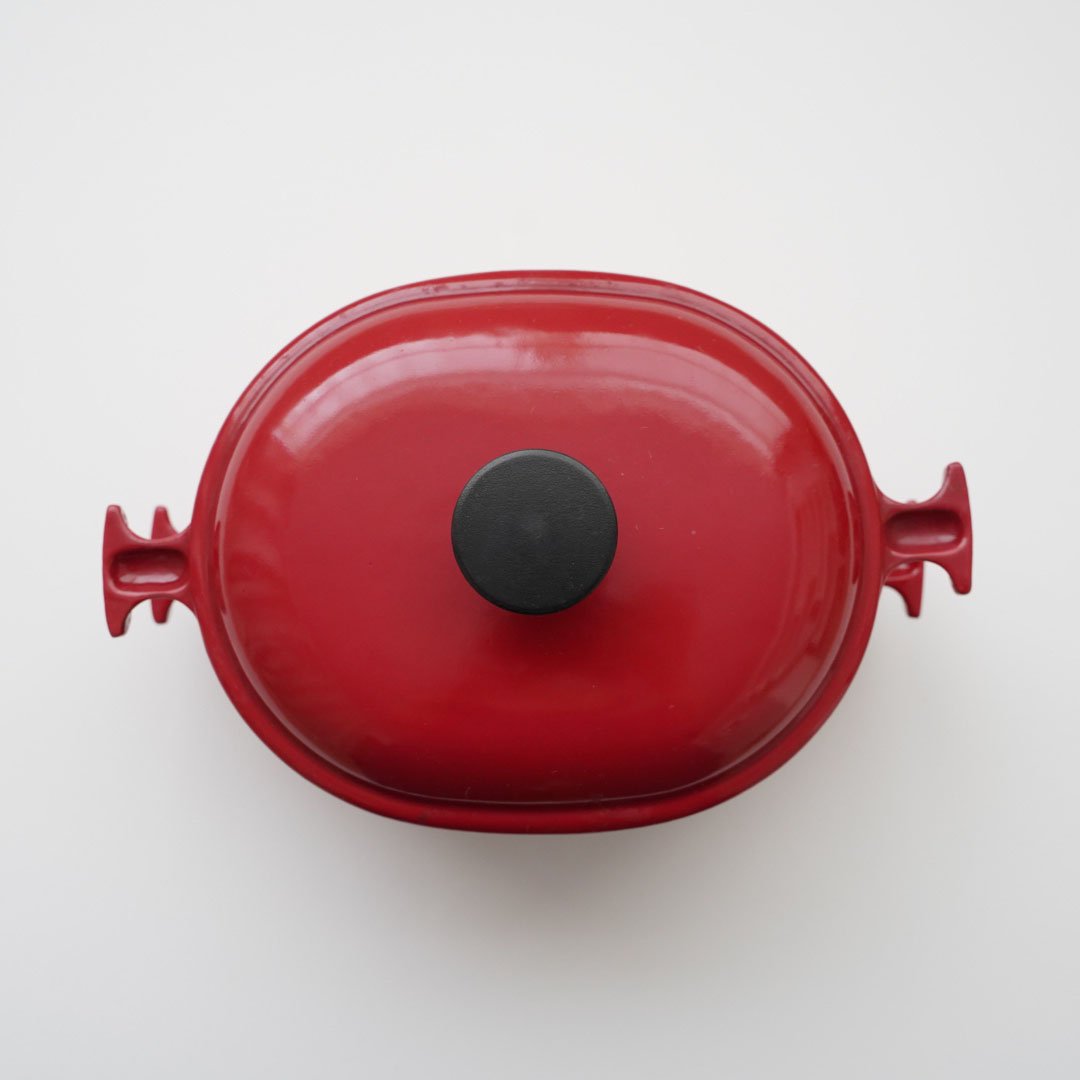 ビンテージ・ル・クルーゼ / 赤（浅鍋セット） | 黄魚オンラインショップ