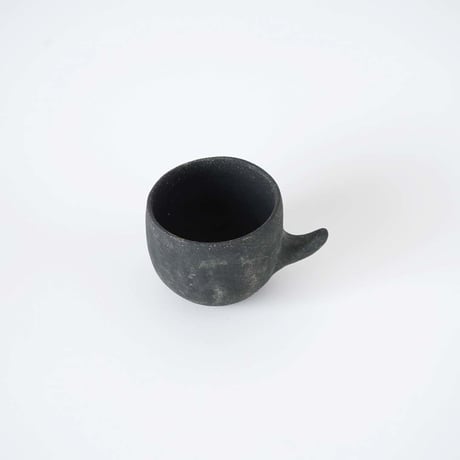 水谷智美・つのカップ（墨黒）