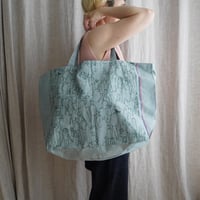 フランスのスーパーのエコバッグ / グリーン(人)