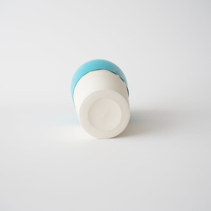 和田山真央　飾り花器 和田山真央・飾り花器 (藍流しトルコブルー) Mサイズ | 黄魚