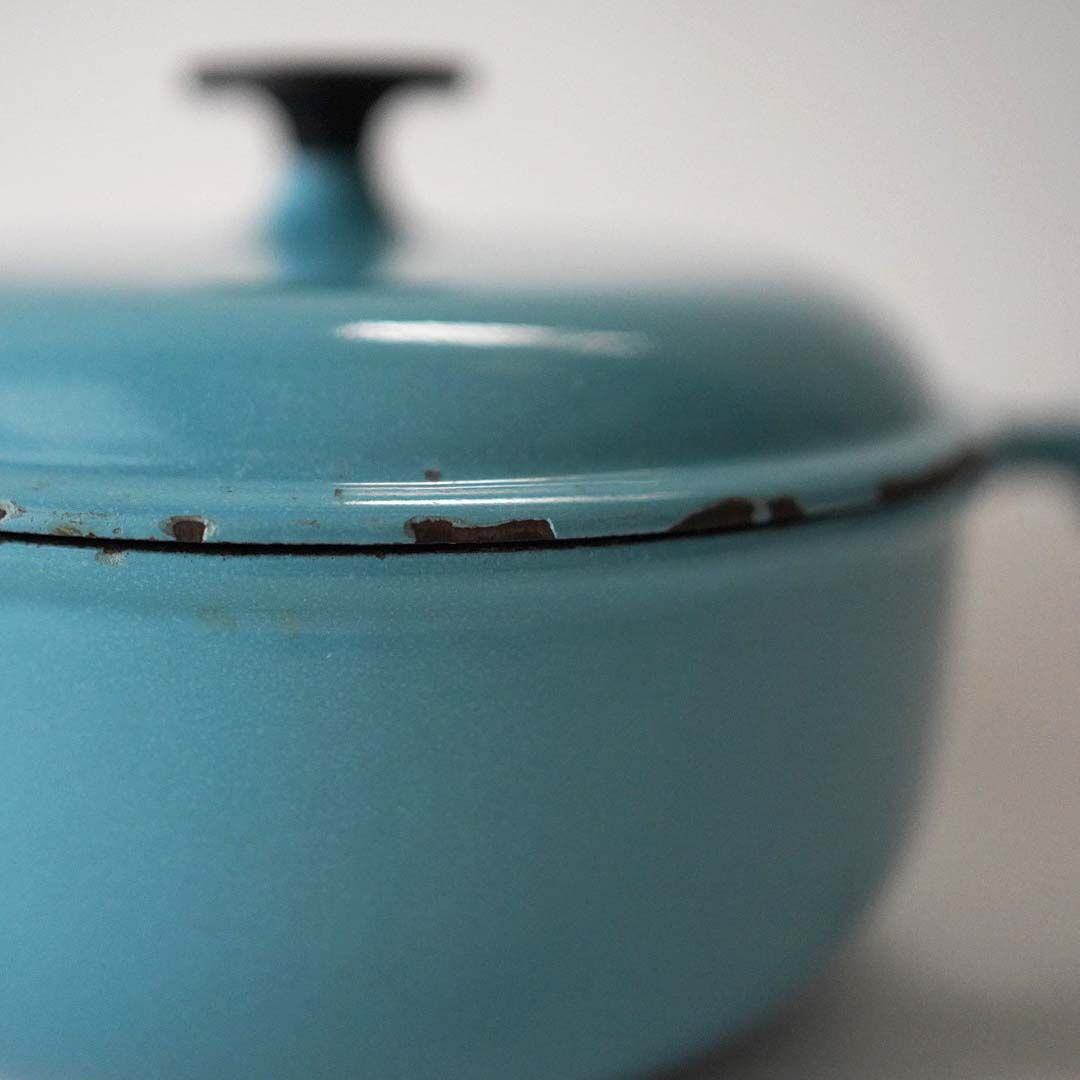 ビンテージ・ル・クルーゼ / ターコイズブルー | 黄魚オンラインショップ