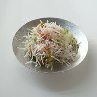 山田憲栄 / アルミ浅鉢（円）24cm