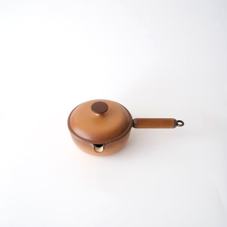 ル・クルーゼ　片手鍋　17cm /マット茶