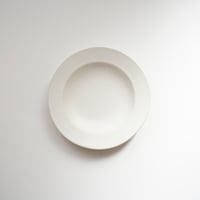 フルカワゲンゴ / 白釉8寸リム深皿