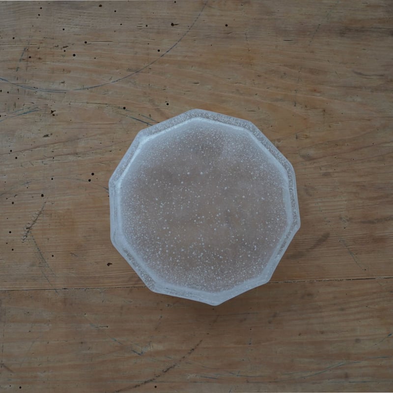 森谷和輝・十角皿 透き | 黄魚オンラインショップ