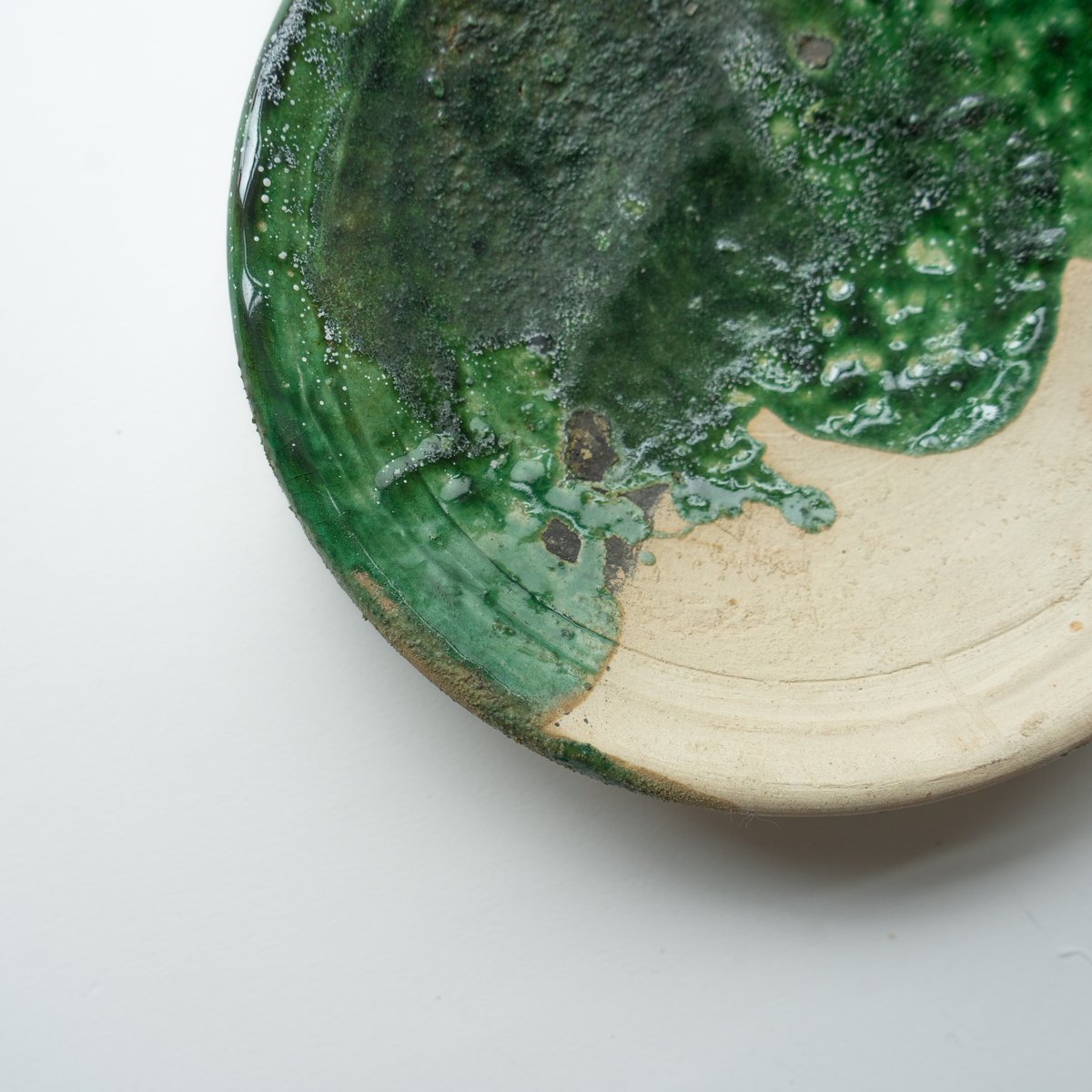 モロッコ/アンティーク・皿S （ツートン）④ | 黄魚オンラインショップ