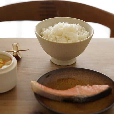 平野敏子・茶碗（白）